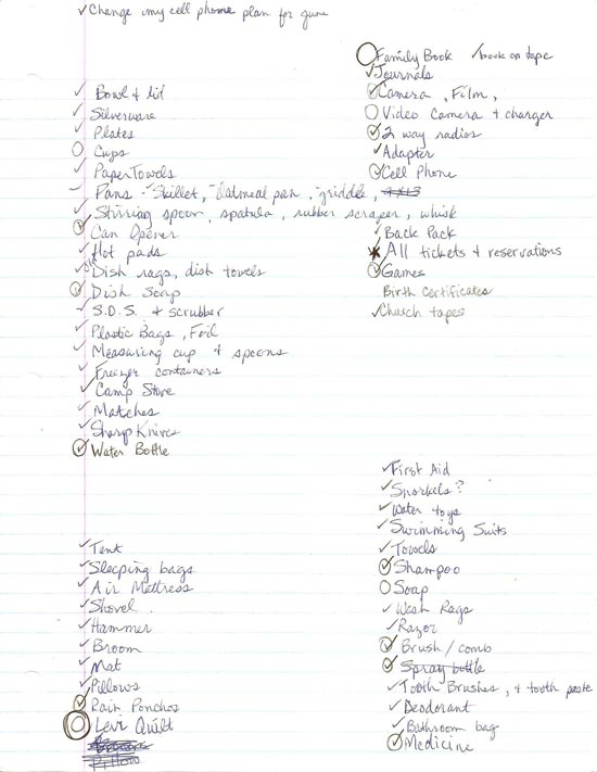 2002 road trip vacation to California